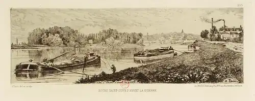Notre Saint-Ouen d'avant la guerre (épreuve de 1873)