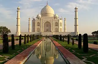 Le Taj Mahal, symbole de l'Inde dans le monde.