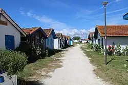 Les cabanes du port en 2022.