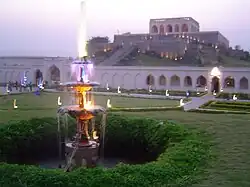 Le Taramati Baradari, ancien caravansérail au sein du jardin persan Ibrahim Bagh.