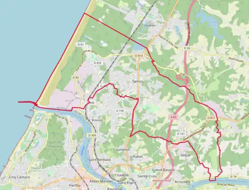 Carte OpenStreetMap.