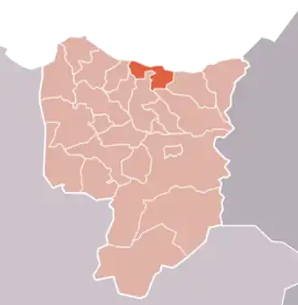 Localisation de Tazaghine