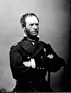 Major-généralWilliam Tecumseh Sherman.