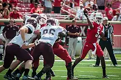 Teddy Bridgewater lors d'un match contre Eastern Kentucky le 13 septembre 2013.