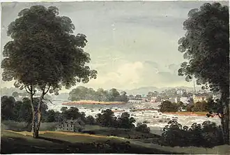 Terrebonne, le 26 octobre 1810aquarelle de George Heriot (1759-1839)