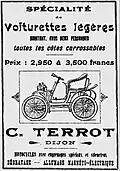 Terrot Automobiles (1900-1902).