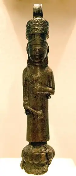 Statuette du dieu Teisheba. VIIIe ou VIIe siècle av. J.-C. Musée d'histoire de l'Arménie