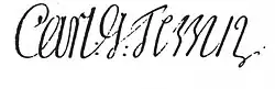 signature de Carl Gustaf Tessin
