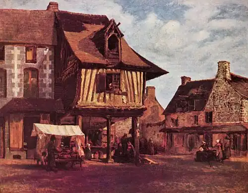Marché en Normandie (1845-1848), Saint-Pétersbourg, musée de l'Ermitage.