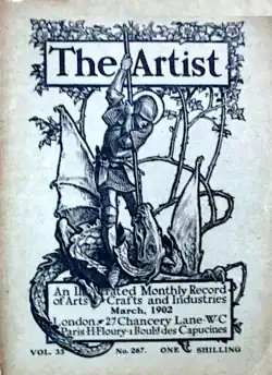 Couverture de mars 1902 (motif d'après Burne-Jones)