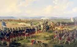 La bataille de Fontenoy, 1745 : la confrontation entre les Français et les Alliés, de Henri Félix Emmanuel Philippoteaux