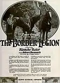 Publicité pour Border Legion dans Moving Picture World.