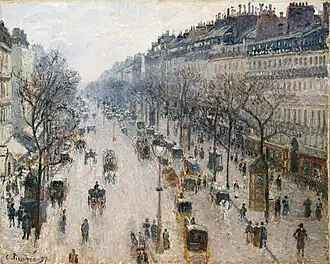 Le Boulevard de Montmartre, matin d'hiver, 1897Metropolitan Museum of Art, New York