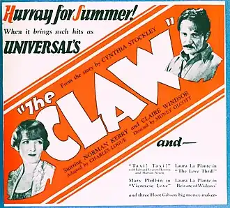 Description de l'image The Claw (1927) - 2.jpg.