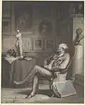 Honoré Daumier, The Connoisseur, vers 1860–1865.