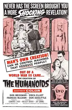 Description de l'image The Creation of the Humanoids FilmPoster.jpeg.