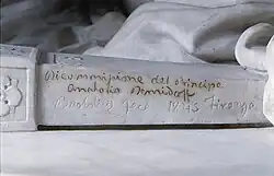 signature de Lorenzo Bartolini