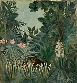 Henri Rousseau, La Jungle équatoriale, 1909.