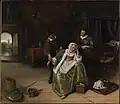 The Lovesick Maiden&nbsp;(en), de Jan Steen.