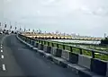 Vue du 3e pont 1re phase au départ de l'île de Lagos