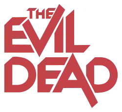 The Evil Dead écrit en lettres rouges