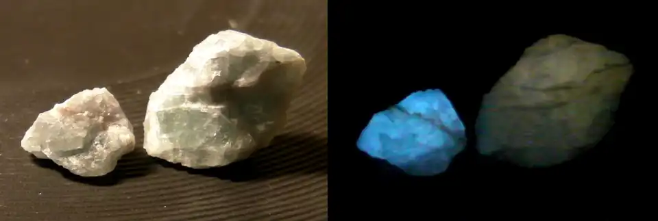 Thermoluminescence de la fluorine.