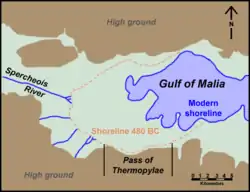 Carte géographique en couleur avec des courbes colorées
