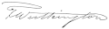 Signature de Thomas Worthington