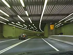 Entrée ouest du tunnel Ville-Marie.