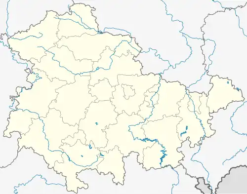 (Voir situation sur carte : Thuringe)