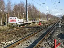 Quai provisoire pendant les travaux.