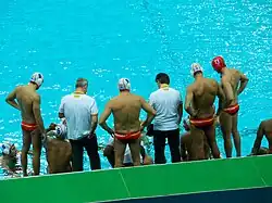 Au water-polo.