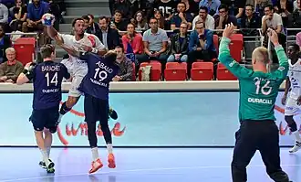 Au tir face au PSG en 2015.