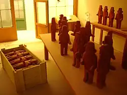 Maquette d'un atelier de sculpture.