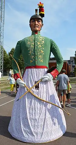 Le géant Tirant l'Ancien - Ducasse d'Ath 2019