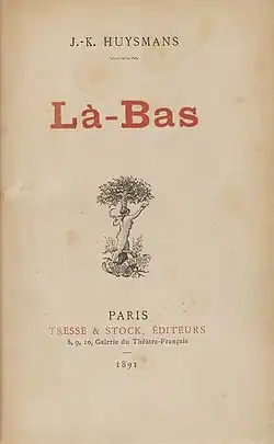 Image illustrative de l’article Là-bas (roman)