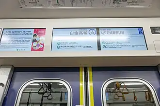 Ecrans d'information voyageurs.