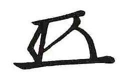 signature de Tokugawa Ieharu