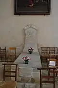 Tombeau de Mgr Odin dans l'église d'Ambierle