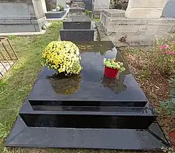 Sépulture de Monique Castillo au Cimetière de Montmartre