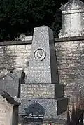 Tombe du colonel Denfert-Rochereau et de son épouse au cimetière de Montbéliard.