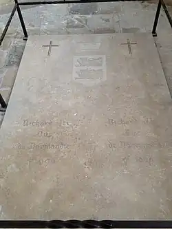 Richard&nbsp;Ier et Richard&nbsp;II, ducs de Normandie, fondateurs de l'abbaye.