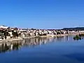 Vue du pont sur la Garonne.