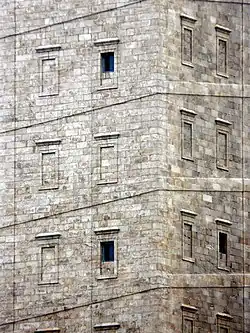 Aspect du chemisage externe, ajouté en 1791.