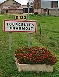 Entrée de Tourcelles-Chaumont.
