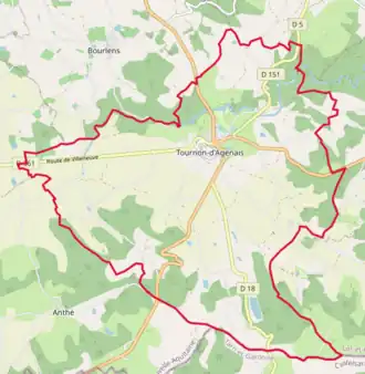 Carte OpenStreetMap.