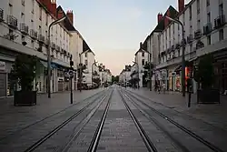 Rue Nationale à Tours.