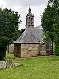 La chapelle de Trébalay : vue extérieure.