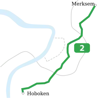 Voir la carte de la ligne.