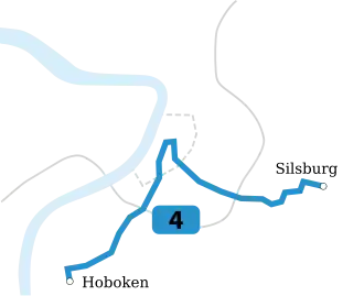 Voir la carte de la ligne.